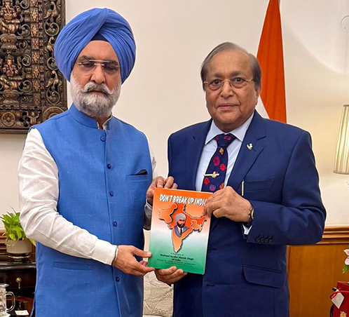 Lt. Governer of Delhi, His Excellency Taranjit Singh Sandhu